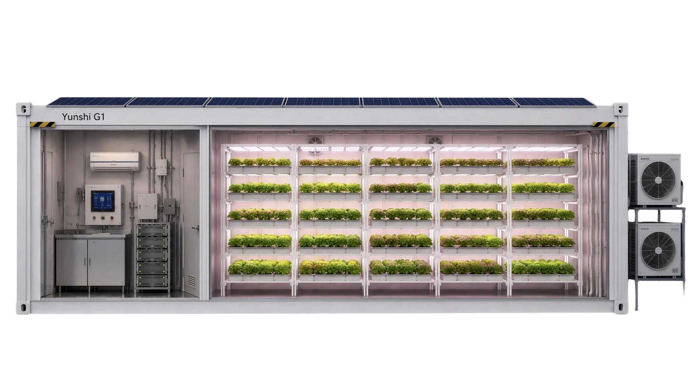 Yunshi G1 集装箱植物工厂（出厂预装 Edge Station）